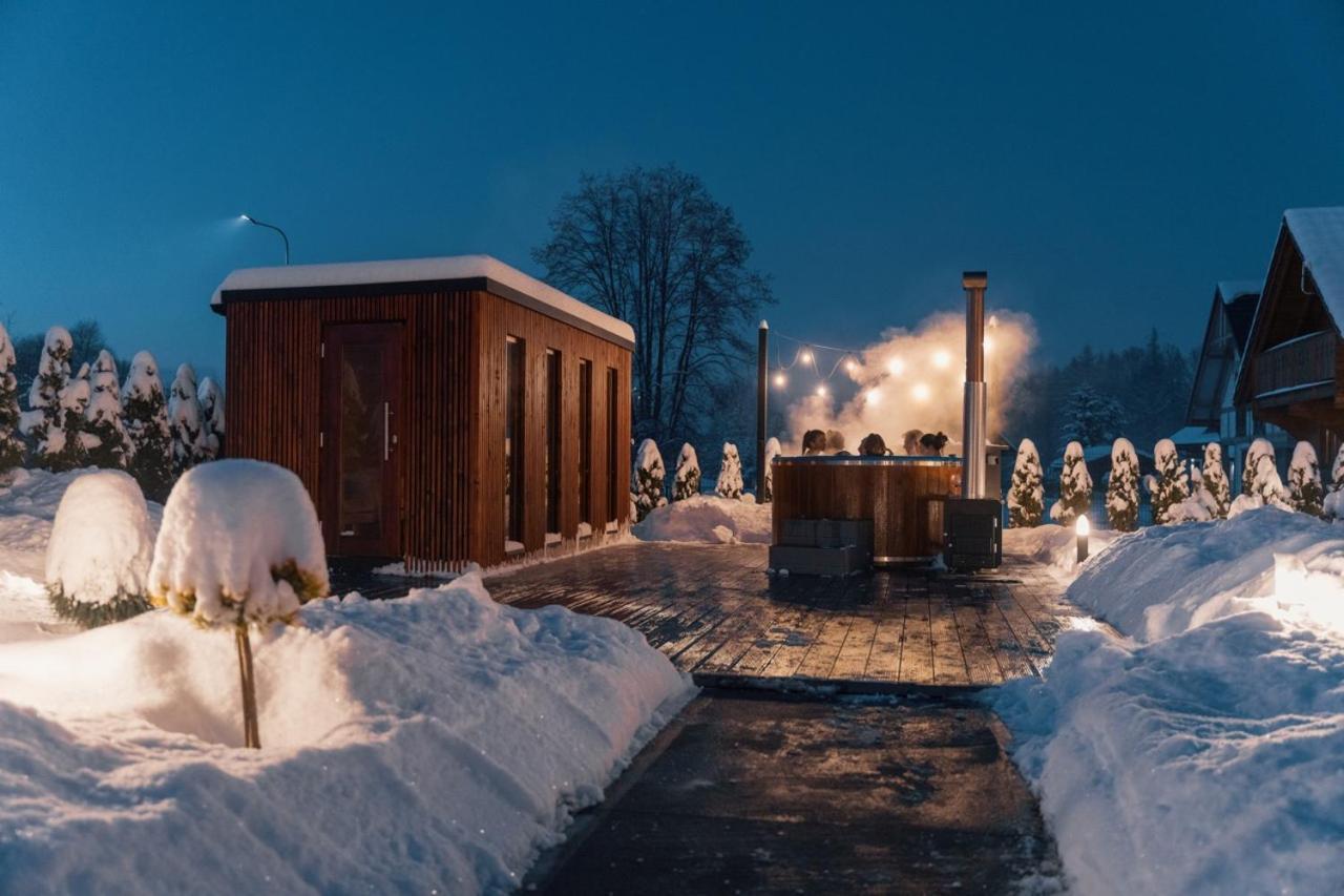 Dolina Barw - Caloroczne Domki Na Wynajem Rabka Exteriör bild